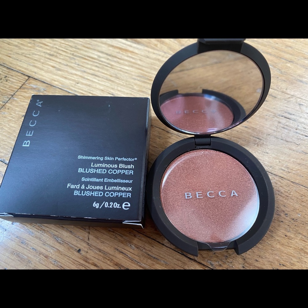 BECCA * shimmering skin perfector * luminous blush * blushed copper BNIB